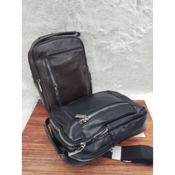 TAS COWOK KULIT SEMI PREMIUM Ada USB PORT