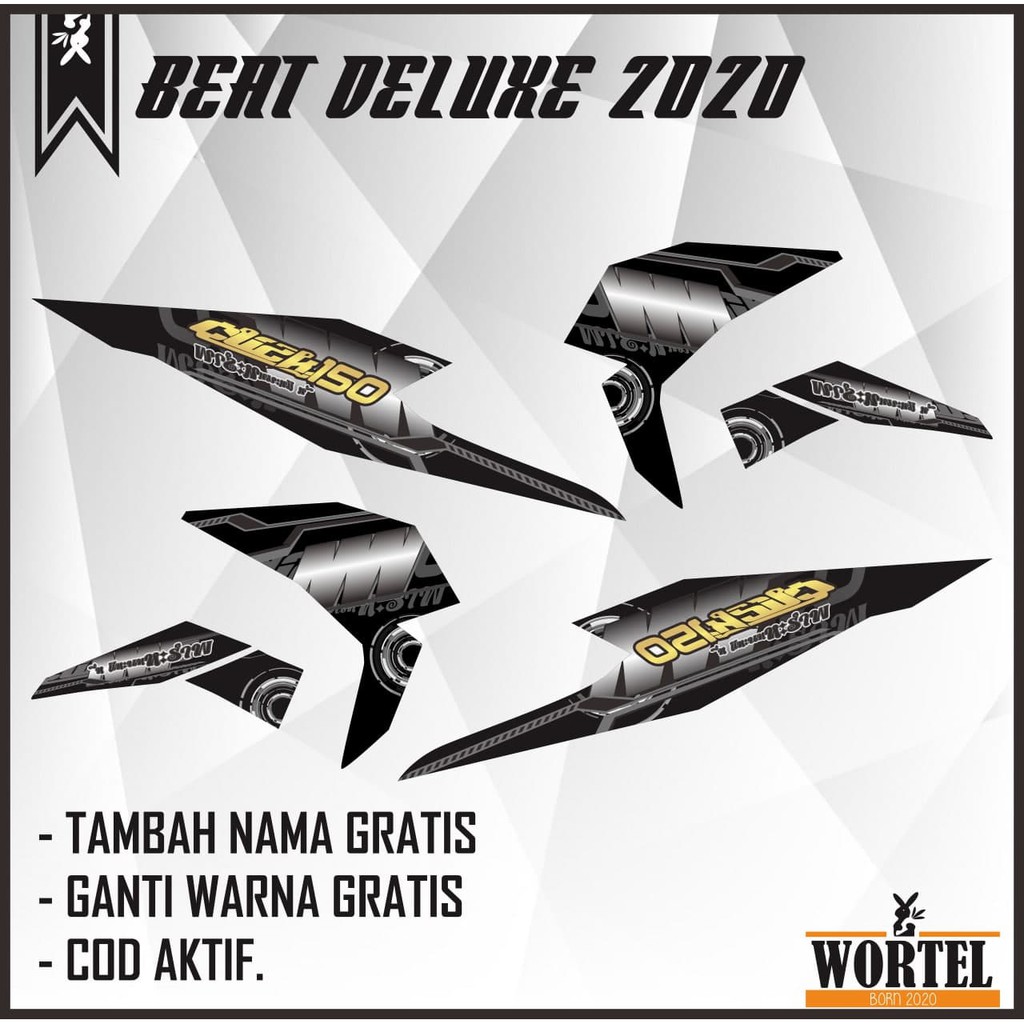 Striping Sticker List Motor Beat Deluxe 2020 Grafis Keren