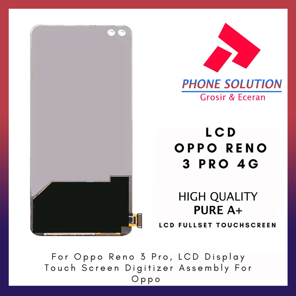 LCD Oppo Reno 3 Pro (4G) ORIGINAL 100% Fullset Touchscreen // Supplier LCD Oppo - Garansi 1 Bulan