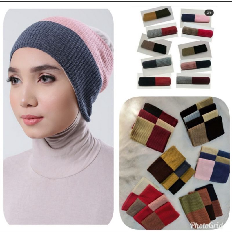 INNER RAJUT 2WARNA PREMIUM