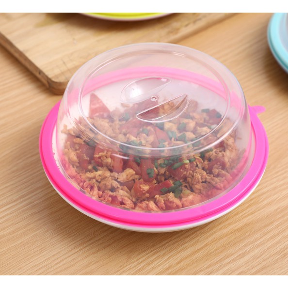 PENUTUP MAKANAN PENUTUP PIRING TRANSPARAN Tutup Piring Kedap Udara Tudung Saji Piring Praktis Murah