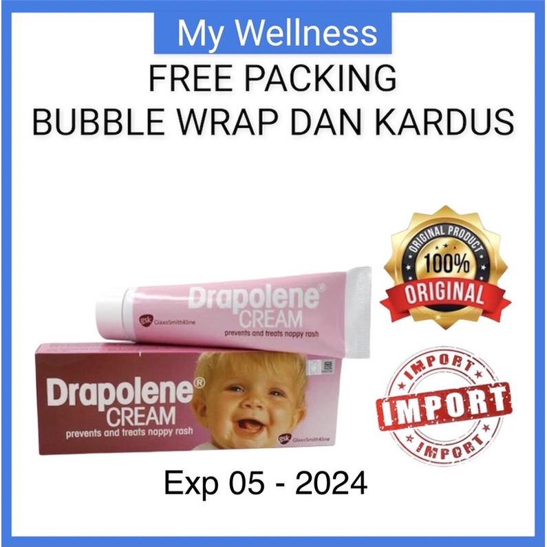 Drapolene Cream Untuk Ruam Popok Bayi 55gr