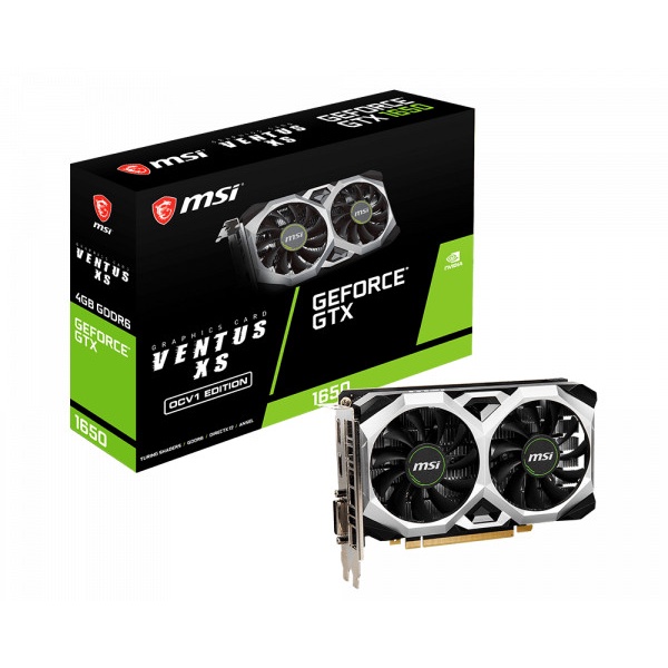 MSI GEFORCE GTX 1650 VENTUS XS 4GB DDR6 OCV1 GTX1650 RESMI