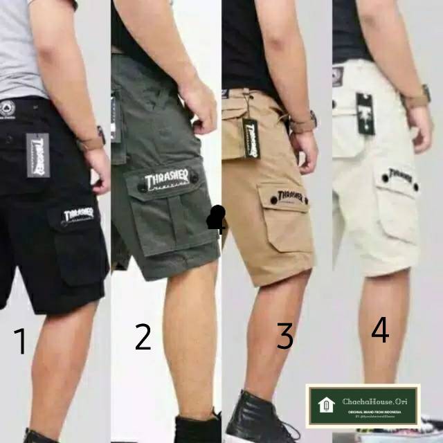 CELANA CARGO DRILL THRASHER ORIGINAL (PENDEK)