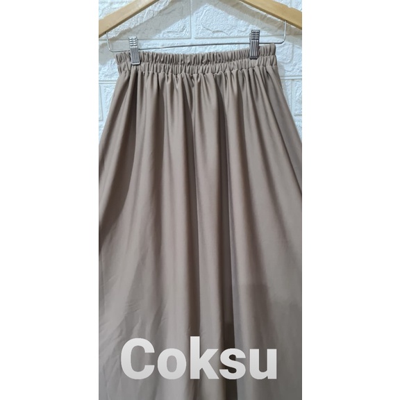 ROK KERJA WANITA POLOS BASIC ROK HYGET SUPER PREMIUM POLOS /ROK POLOS HYGET PREMIUM  / ROK BASIC HYGET PREMIUM-Coksu