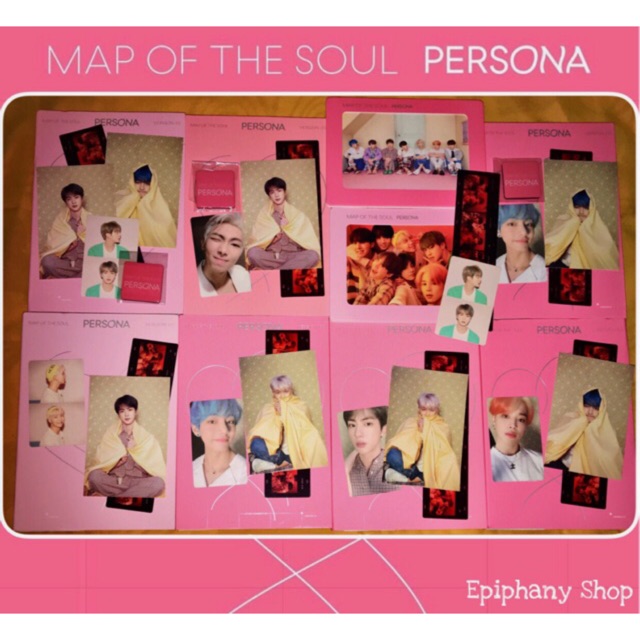 BTS ALBUM PERSONA - SHARING VER 1/2/3 Photocard PC RM Jin Jimin V Film MOTS
