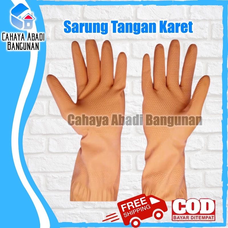 Sarung Tangan Karet | Sarung Tangan Cuci Piring | Latex | Kimia