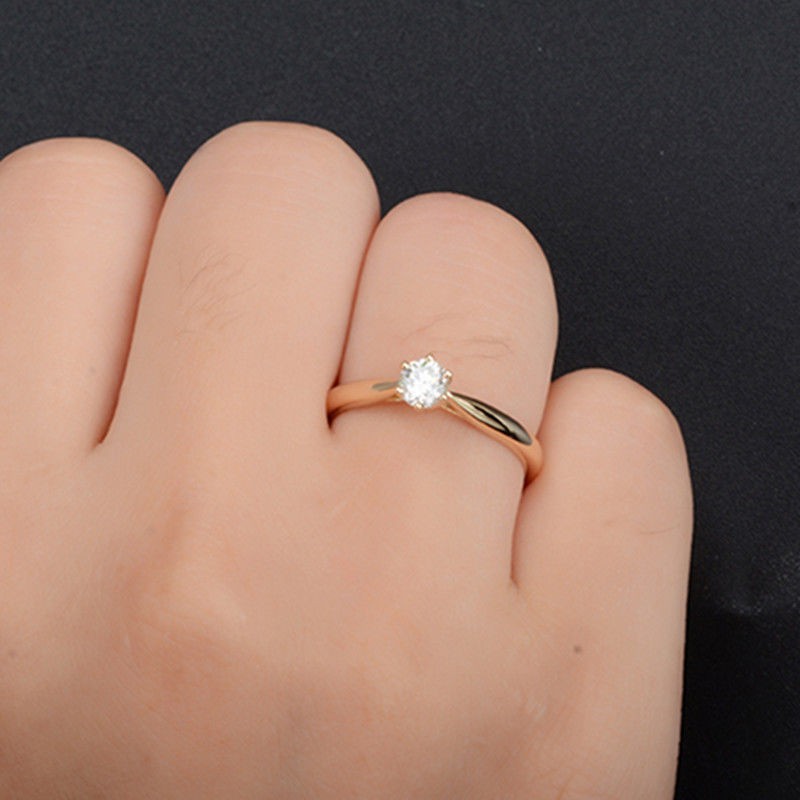 Cincin Sterling Silver 925 Dengan Cubic Zirconia Untuk Wanita