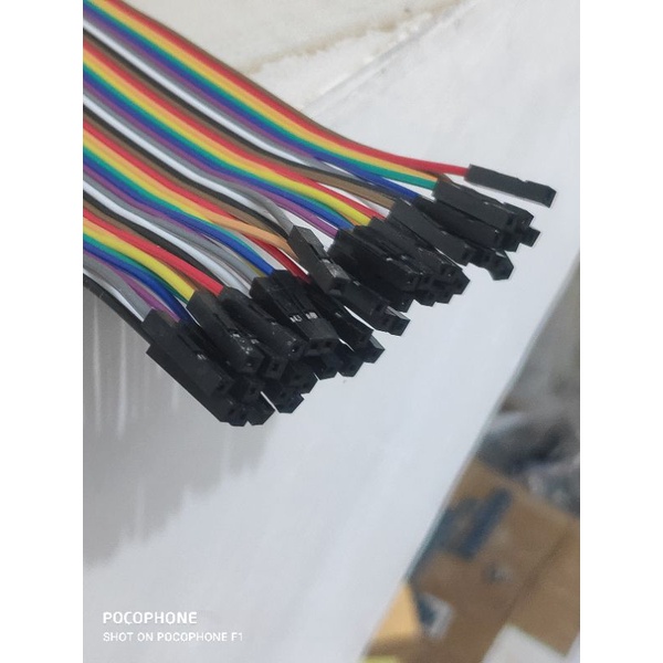 kabel Dupont Jumper 20 cm Kabel breadboard Jemper Project board cable 40P Male to Male Male To Female kabel praktikum kabel jumper micro controller