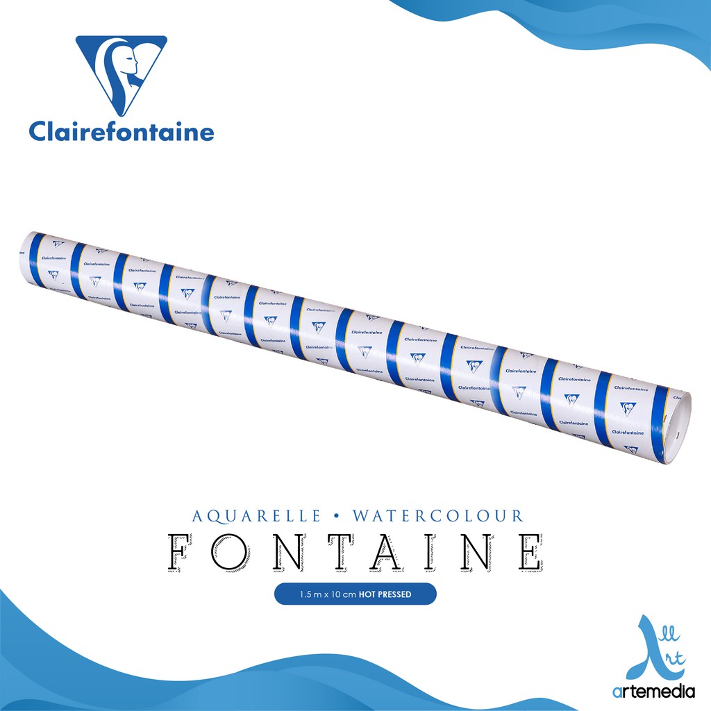 

Clairefontaine Fontaine 1,5x10m Watercolor Paper Roll