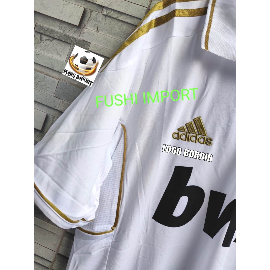 RETRO | Jersey Baju Bola Madrid Home 2011 2012 Grade Ori