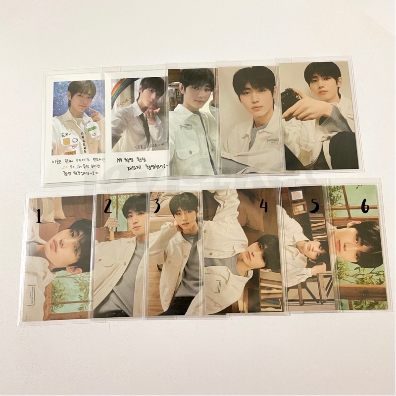 [BOOKED] TRADING CARD/TC EN-CONNECT SUNGHOON ENHYPEN SET