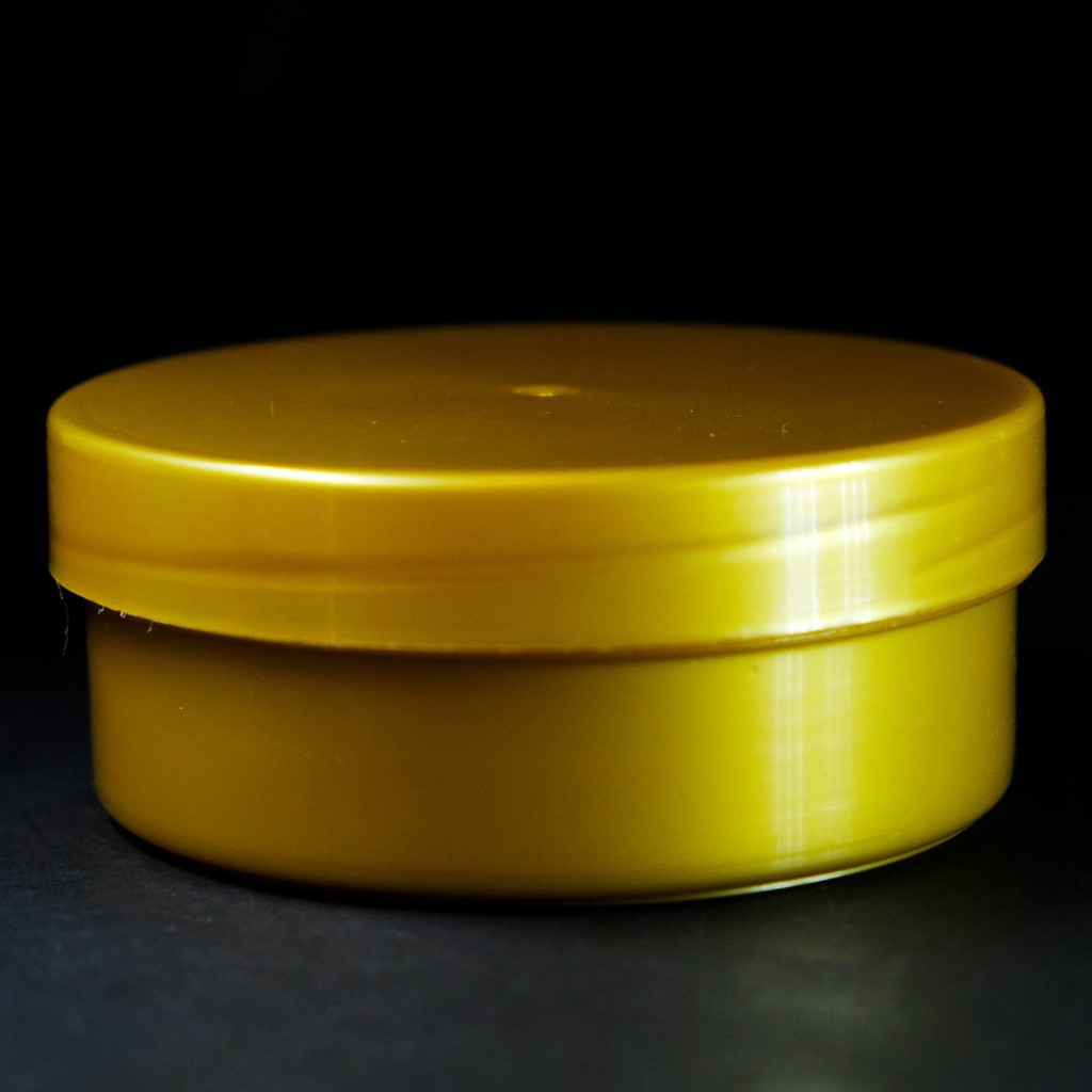 Pot Lulur 200 ml Wadah Tempat Pomade Gold Emas Pearlish 250g
