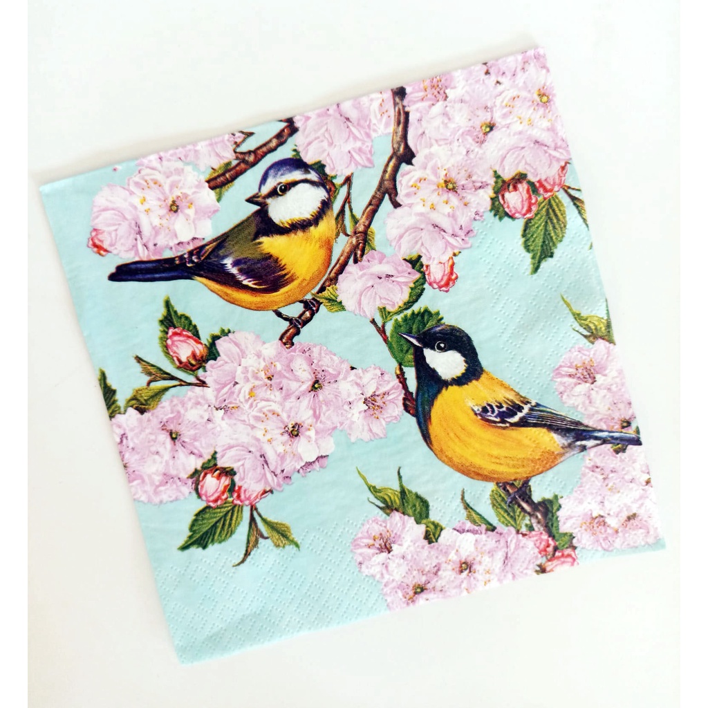 Tisu  Napkin Kerajinan  Decoupage Eropah 33X33 CM TE 915 TTS