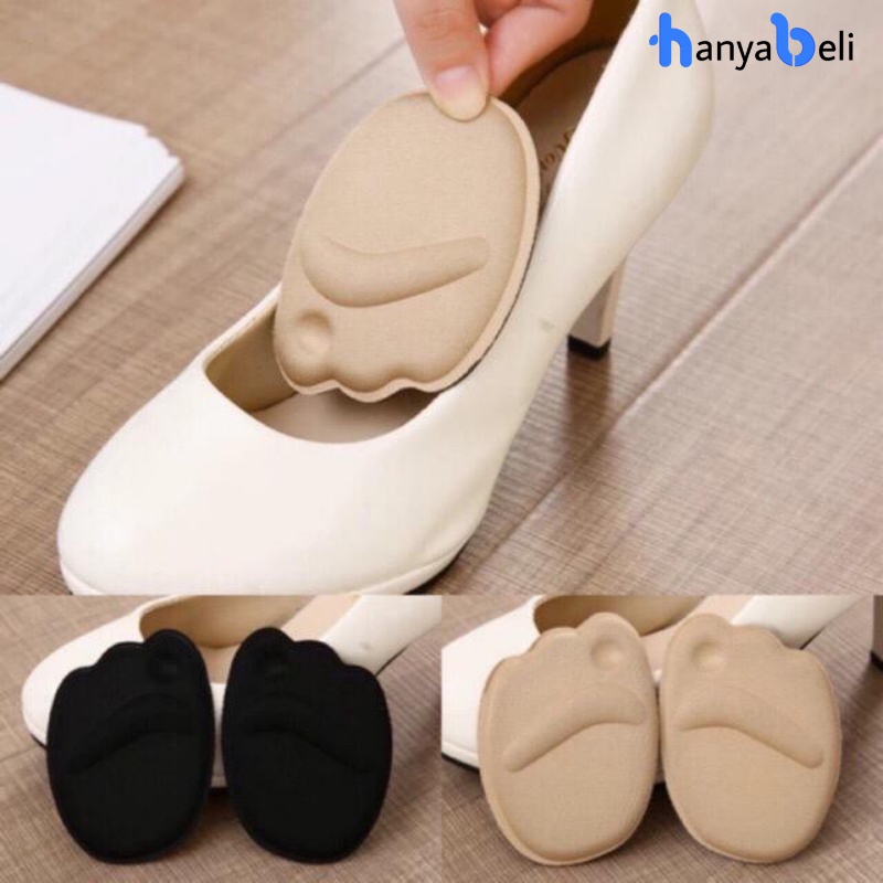 Busa 1 Pasang Bantalan Alas Kaki Depan Insole Busa Anti Slip