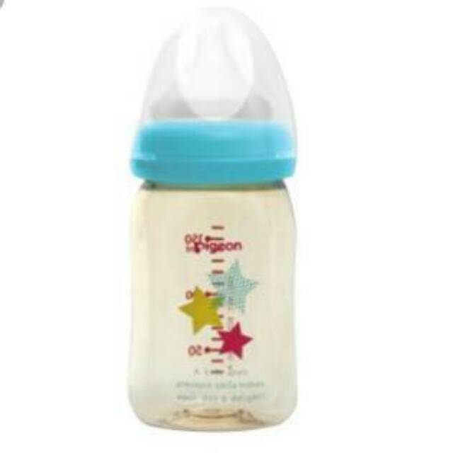 Pigeon Botol Susu PPSU wide neck 160 ml wideneck peristaltic plus Motif Mickey PPSU Snoopy