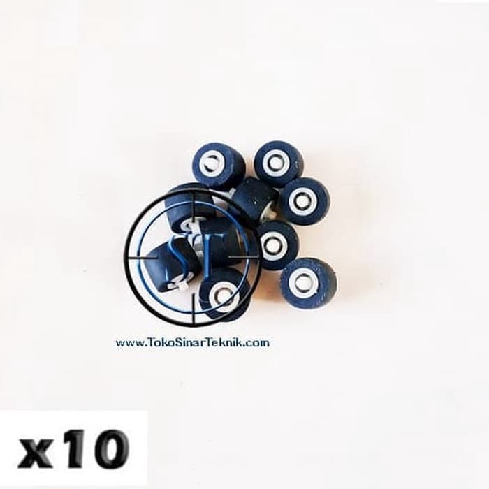 Roda Karet 9mm Roller Kaset Tape Player Recorder 10 Pcs