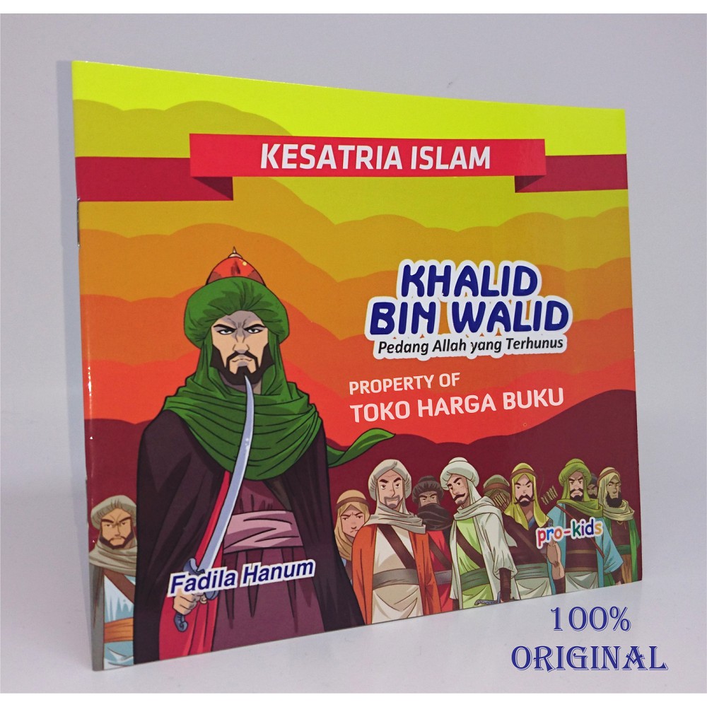 Foto Kesatria Islam KHALID BIN WALID Cergam Anak - Penerbit Pro Kids