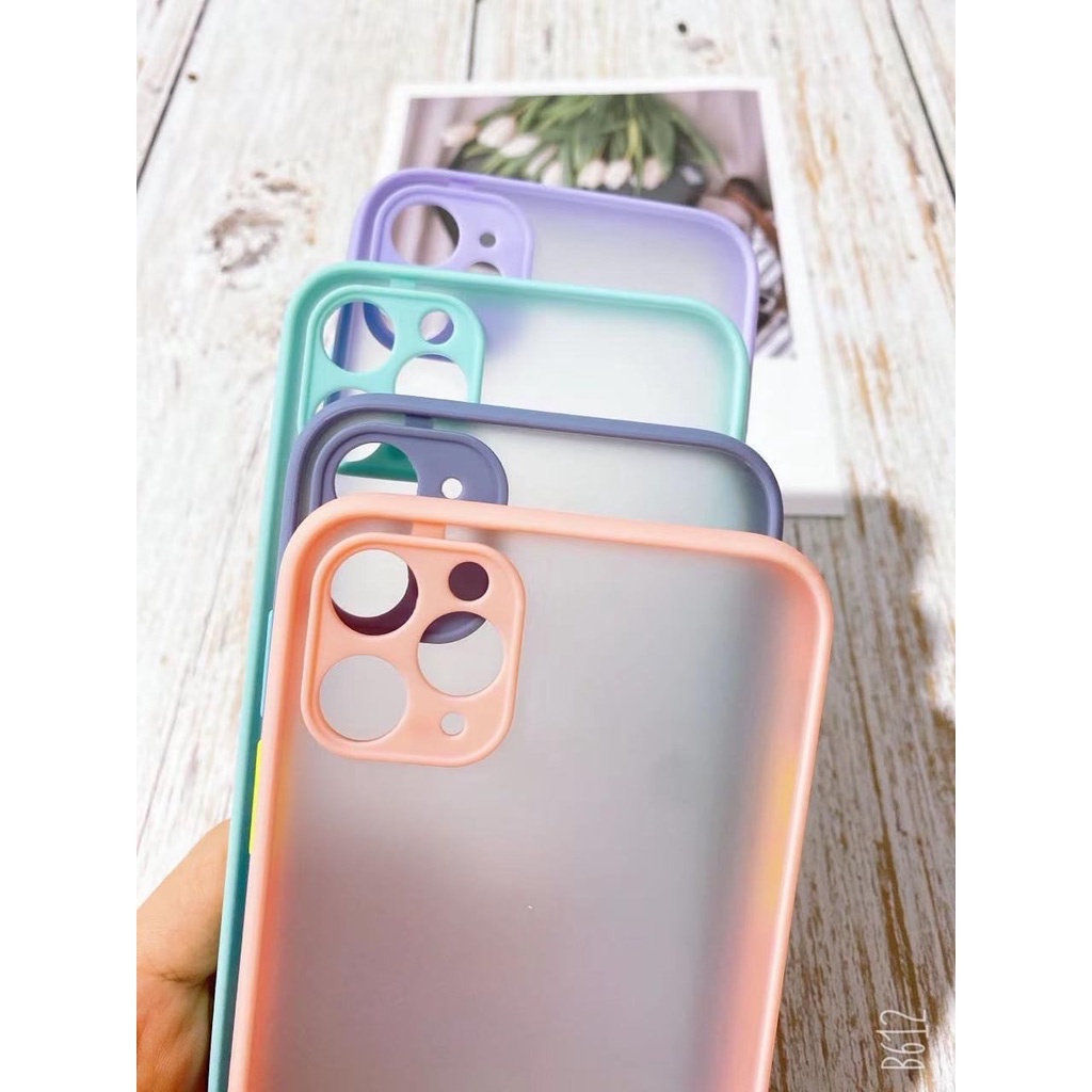 Soft Case Macaron Hybrid Vivo Y12 Y12s Y17 Y15 Y20 Y20s Y20sg Y30 Y50 Y91 Y91c Y93 Y95 Y21 Softcase Casing