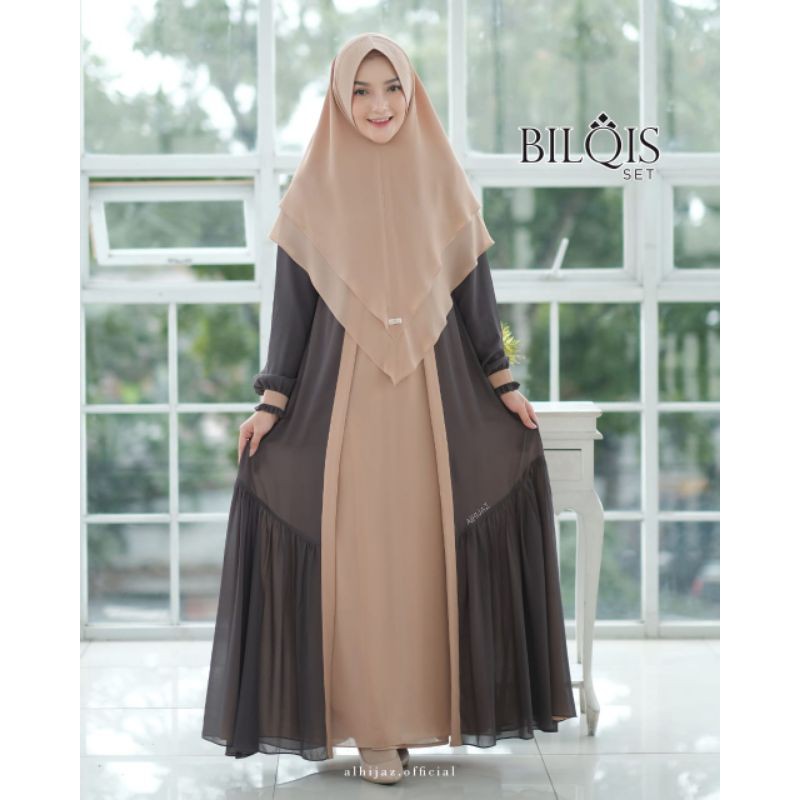 BILQIS SET SYARI ORI AL HIJAZ GAMIS BRANDED