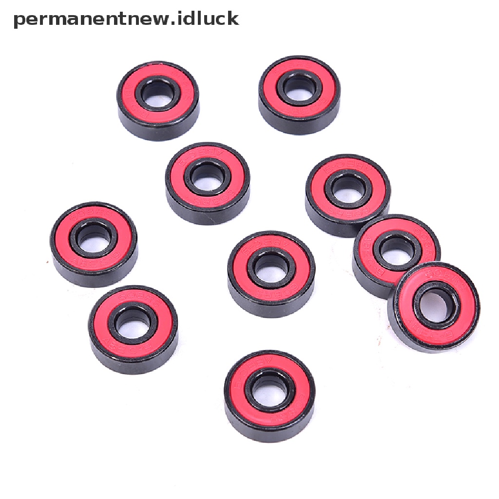10 Pcs / set 608 2RS Bearing Deep Groove Ball Bearings 608RS 608RS 608-2RS