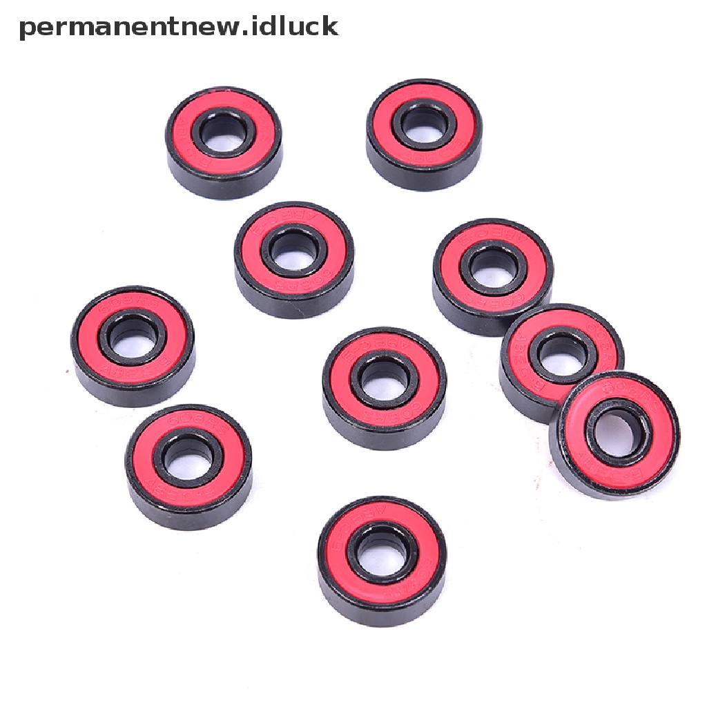 10 Pcs / set 608 2RS Bearing Deep Groove Ball Bearings 608RS 608RS 608-2RS