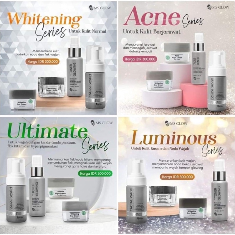 PAKET WAJAH MS GLOW ORIGINAL