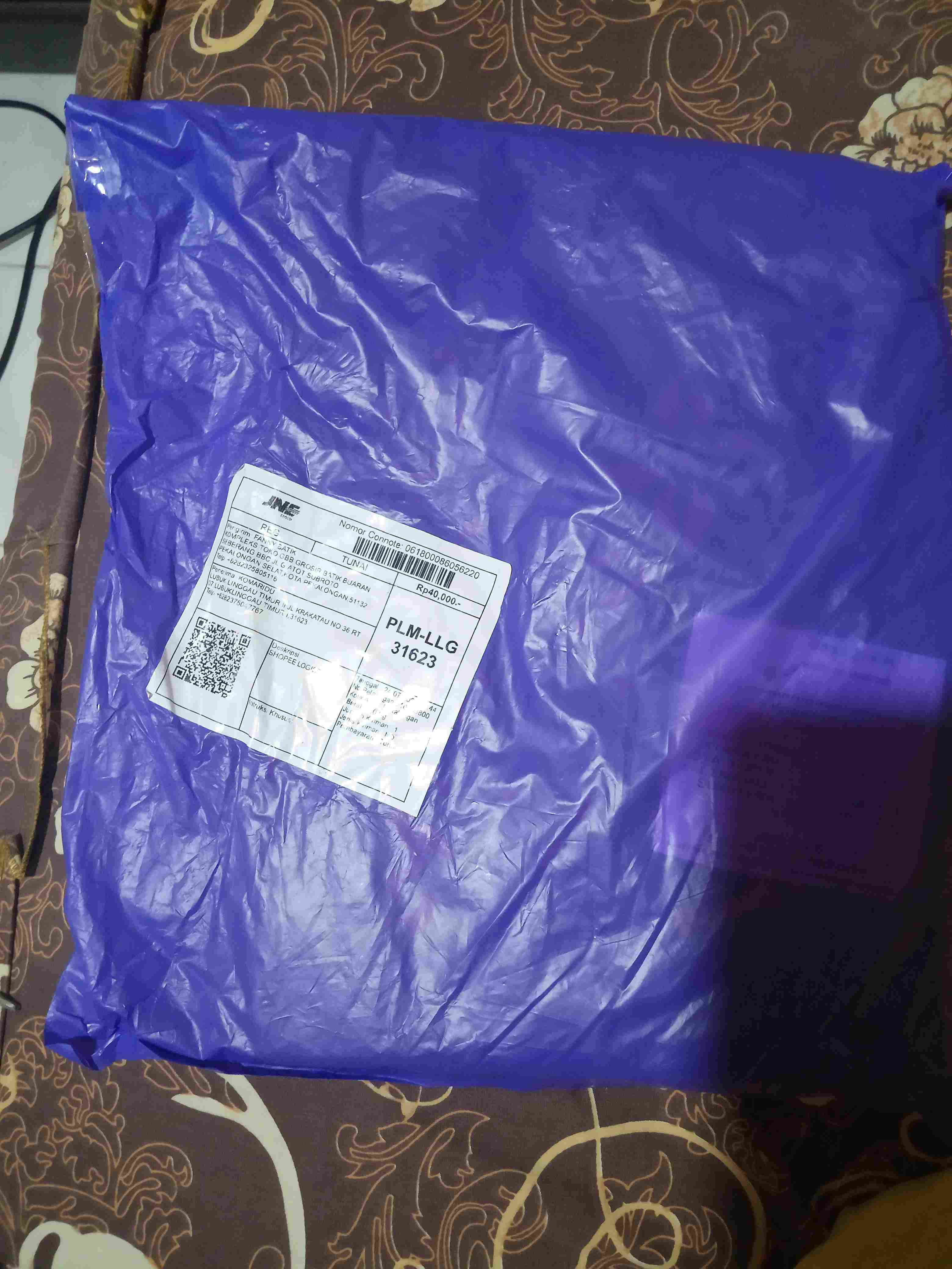 Gamis Batik Syari Sogan Kombinasi Trendy Modern