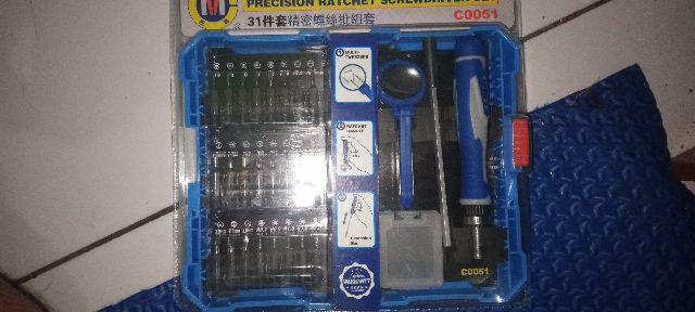 Obeng Set Ratchet Rachet 31 Pcs C-mart / Precision Ratchet Screwdriver