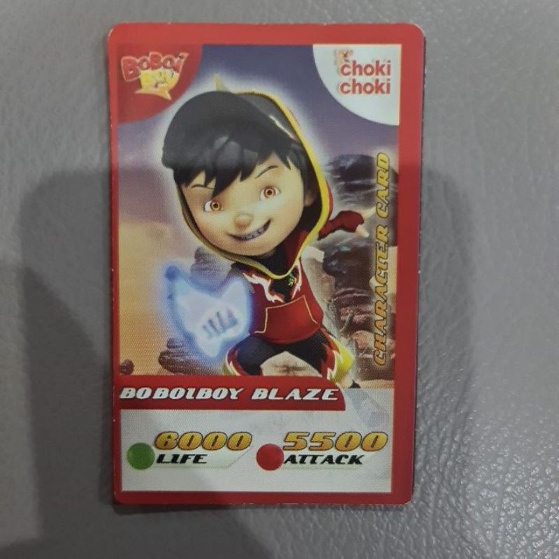 DIJUAL KARTU CHOKI" BOBOIBOY BLAZE