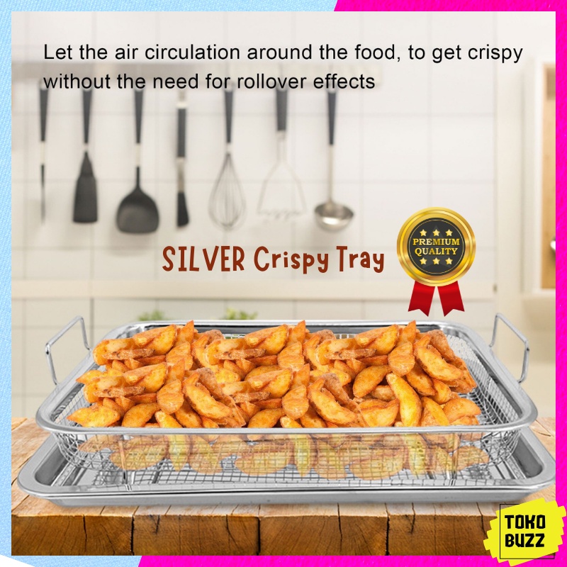 COOPER CRISPER TRAY OVEN Tempat Saringan Tiris Tirsan Minyak Goreng Gorengan Masakan PREMIUM NEW DESIGN