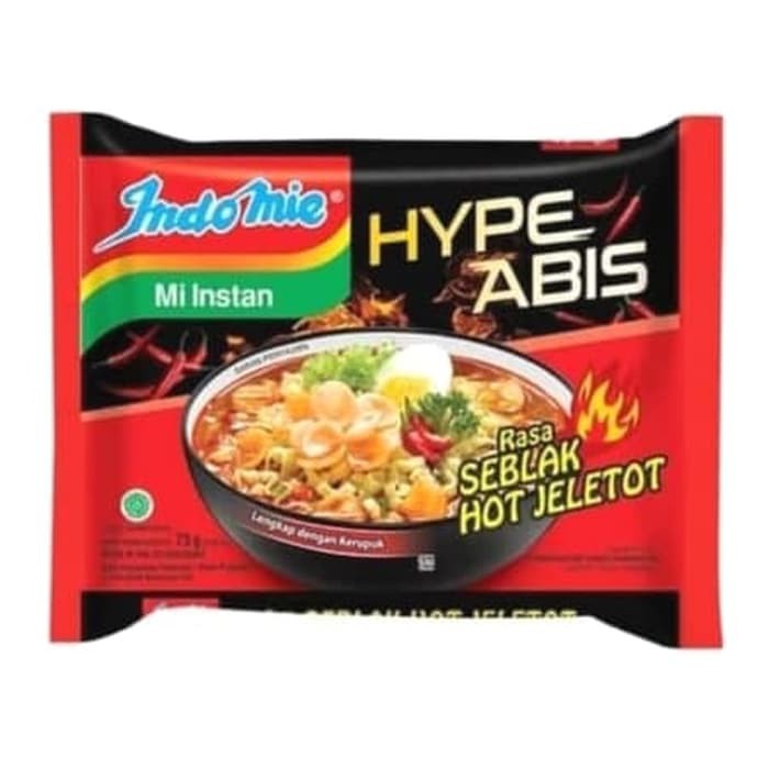 

Indomie Seblak Hot Jeletot 75 gram (1 pcs)