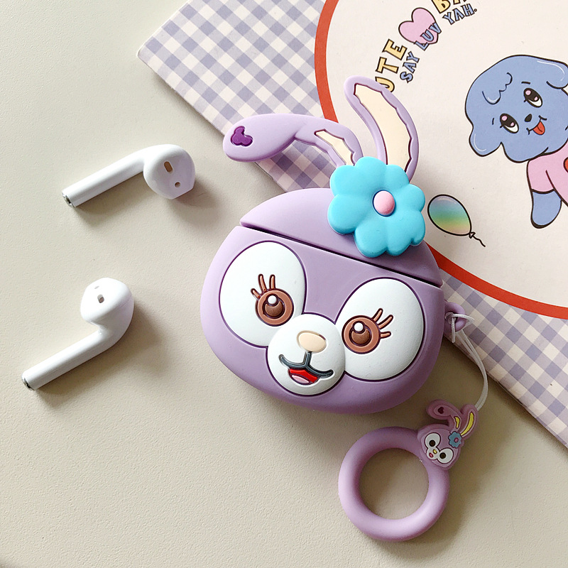 Soft Case Airpods 1 / 2 / Pro Apple Earphone Bluetooth Wireless Motif Duffy Bears Bahan Silikon