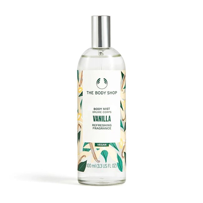 [ORIGINAL] The Body Shop - Vanilla Body Mist 100ml (VEGAN) / Parfum