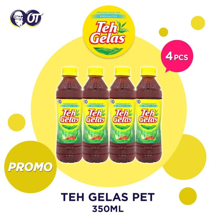 

[SUPER 4PCS] Teh Gelas PET Original Tea - 350 ml (4pcs) - tth1941