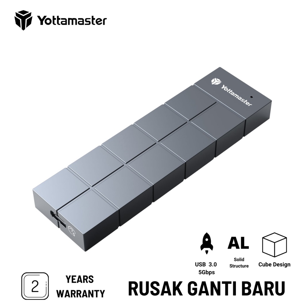 Yottamaster Y Hypercube M.2 SSD Enclosure NGFF SATA ( HC3-C3 )