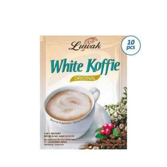 

KOPI Luwak White Koffie Renceng ( isi 10 )