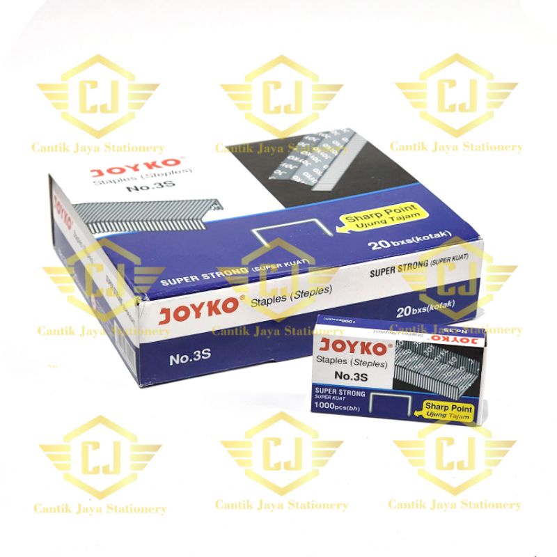 

20 BXS Staples Isi Stapler Refill Stapler Joyko No. 3S