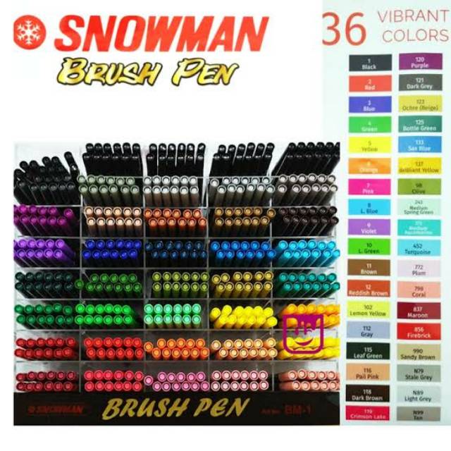 

Snowman Brushpen