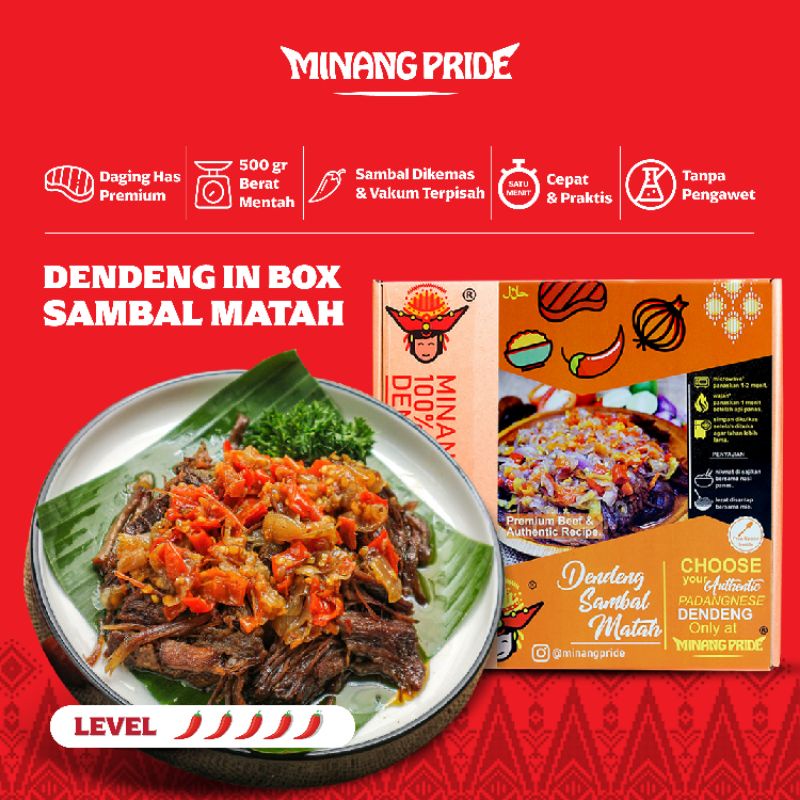 

500gr Dendeng Sambal Matah Minang Pride