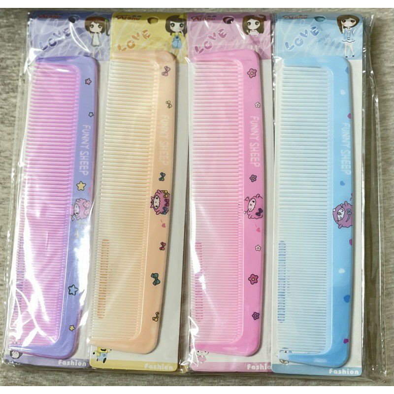 Sisir Rambut Model Lurus Gambar BT21 BTS