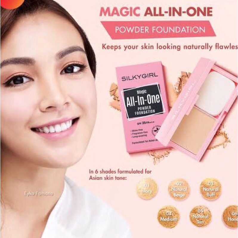 Silkygirl magic all in one powder foundation