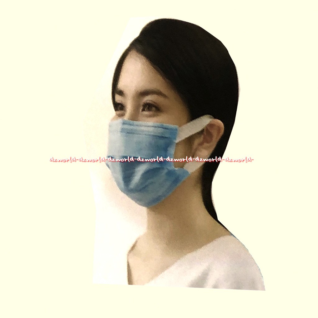 Bagus Surgical Mask Masker Medis Bedah Tali Besar 50Pcs