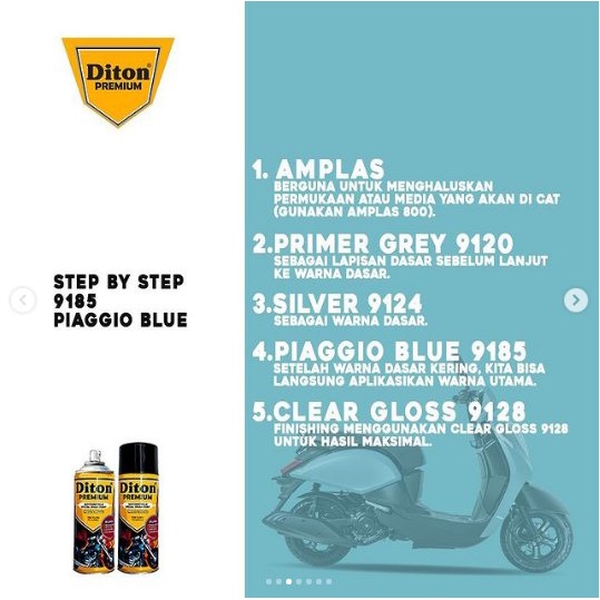 DITON PREMIUM / PIAGGIO BLUE V 9185 ** / CAT SEMPROT