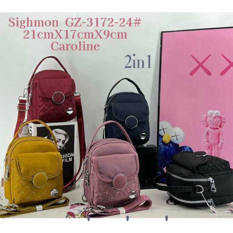 Tas sighmon kanvas 3Fungsi /GZ-3172-24/Caroline