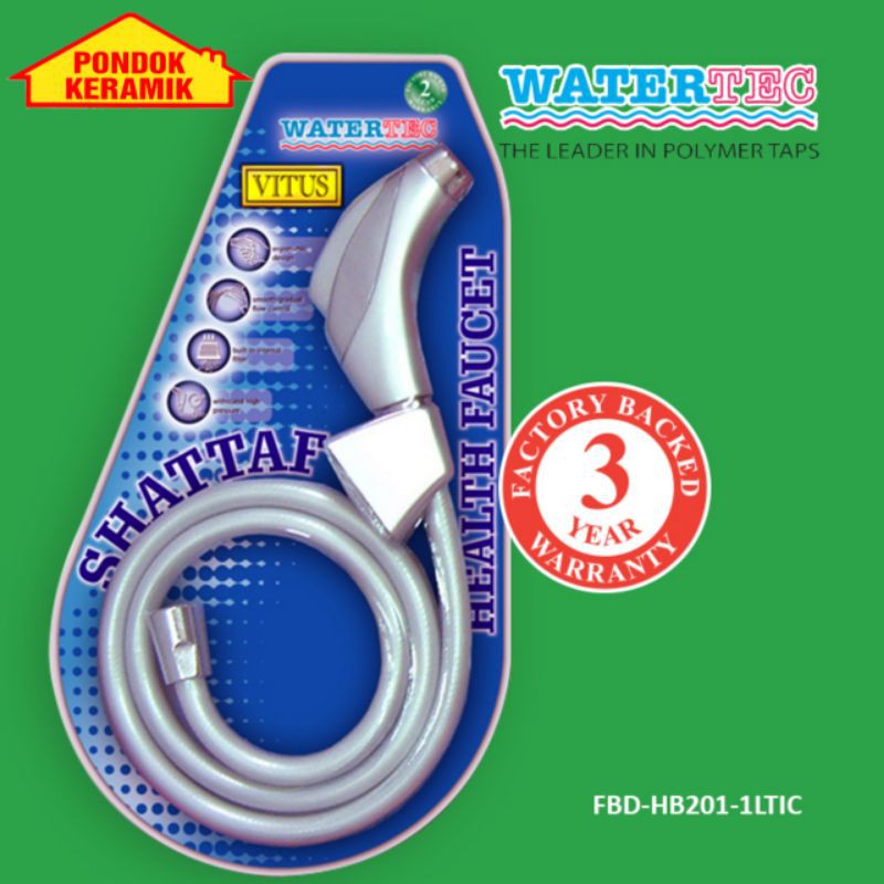 Jual HAND SHOWER TOILET / JET SHOWER TOILET WATERTEC HB 201 BLC