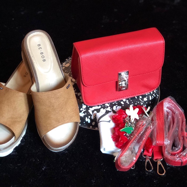Zara Basic Floral Flower Bag Murah
