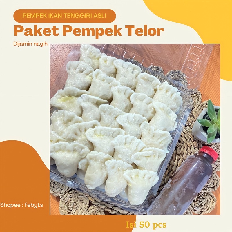 

PEMPEK PALEMBANG IKAN TENGGIRI ( PAKET TELOR)