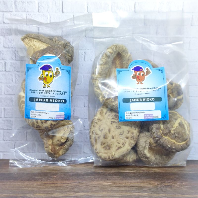 

Jamur Shitake Kering Hioko Shiangku Argo 50gr / 100gr