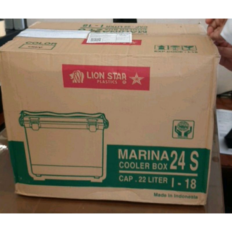 Marina 24S Cooler Box Lion Star 22 Liter / Cool Box / Tempat Es Kotak Pendingin Makanan Lionstar 24 S